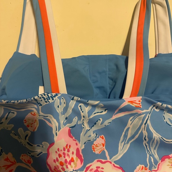 Lilly Pulitzer Pink Blue Halter Sun/tennis dress - Picture 7 of 7